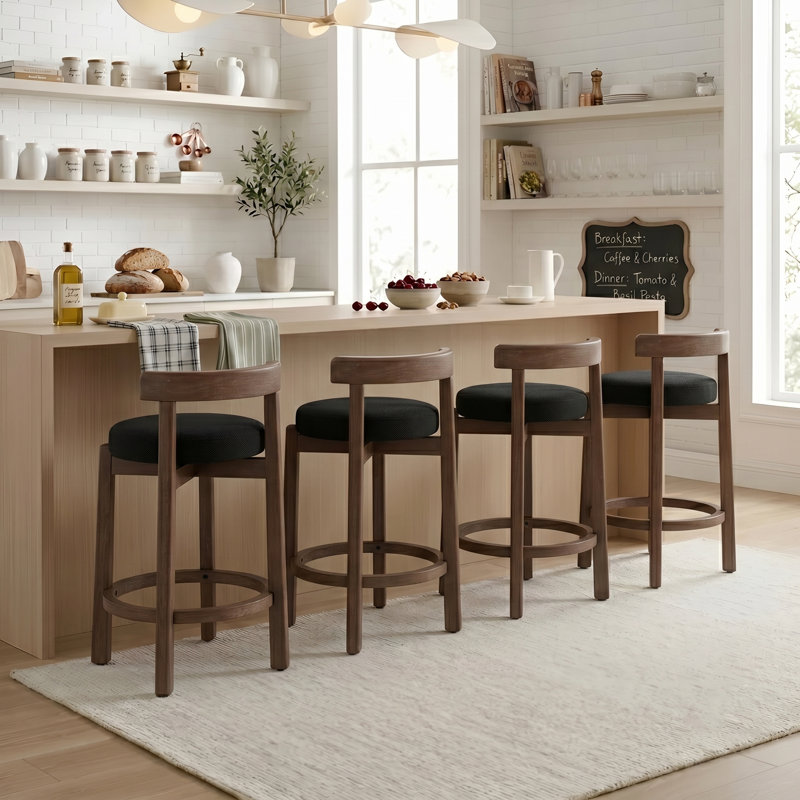 Tabouret de bar pivotant, Black