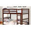 Lit superposé simple de style transitionnel simple avec deux grands tiroirs sous le lit-131574027