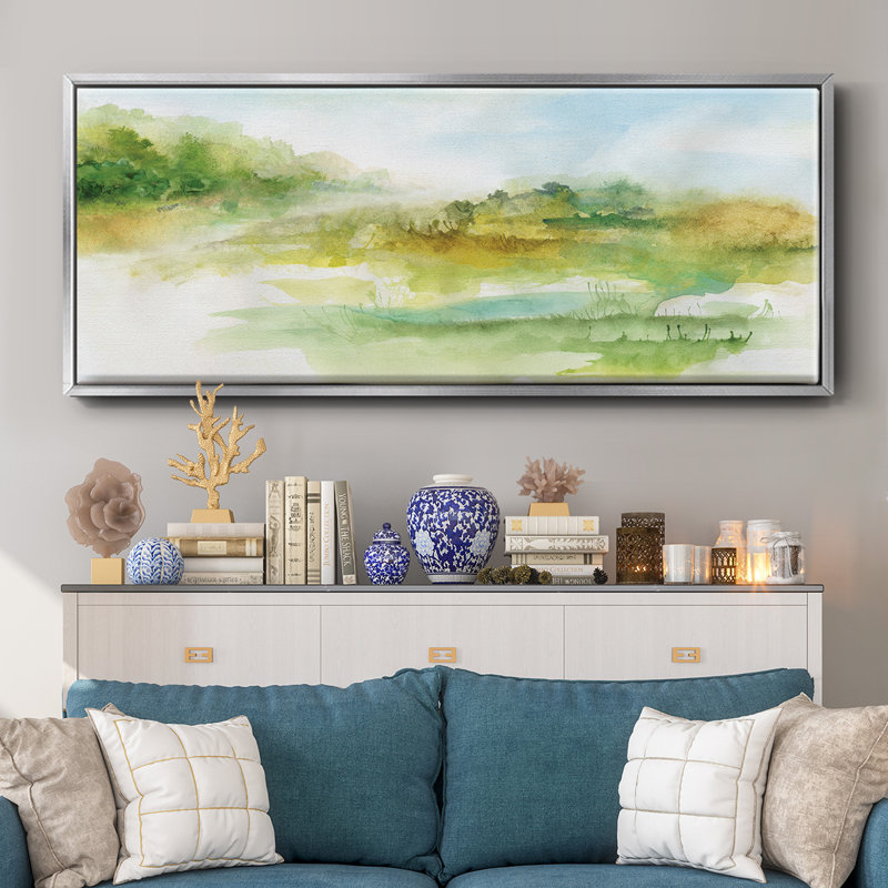 Dreamy Highland- Framed Canvas, 20" H x 50" W