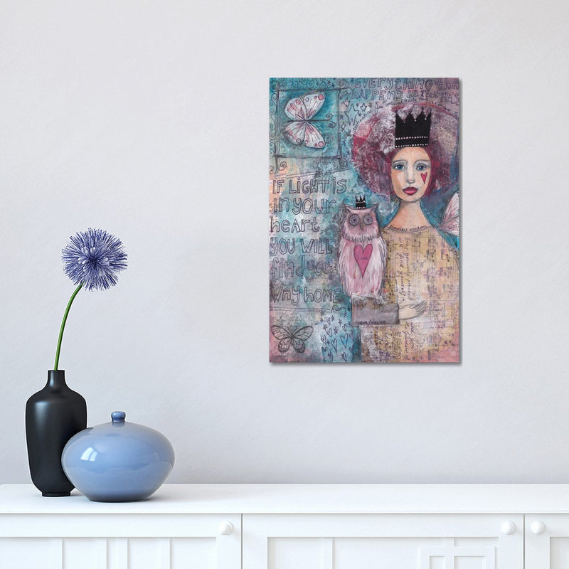 Timeless Wisdom by Tamara Laporte - Painting on Canvas, 45.72cm H x 30.48cm W x 1.91cm D, Wrapped Canvas