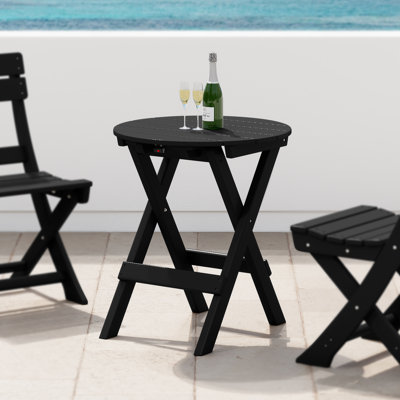 Round Patio Dining Folding Table