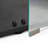 Tempered Glass Display Cabinet,Wine Cabinet, Storage Cabinet,File Cabinet,With Bluetooth Led Strip,Can Be Controlled By Remote Control Or Mobile App,Swivel Casters,Can Be Placed-918245000