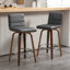 Tabouret de bar et de comptoir pivotant rembourré-1276034637-1276034638