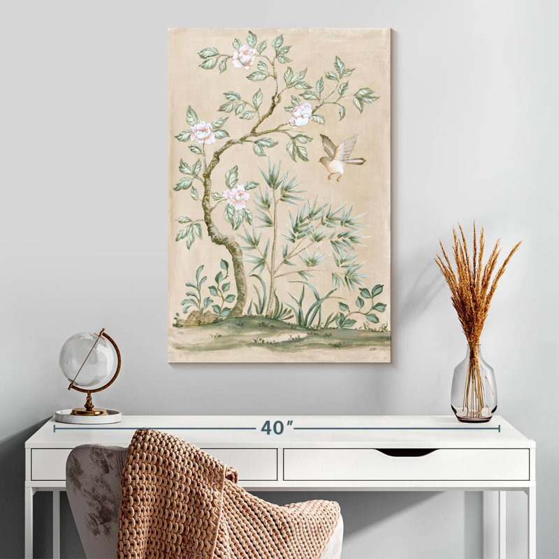 Harnek Spring Mural II Tan, 30" H x 20" W