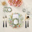 Wreath Flowers Hemstitch 22" Linen/Cotton Napkin