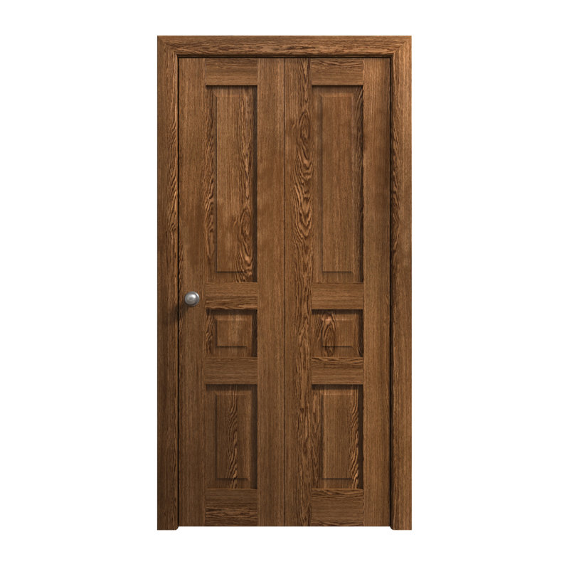 Portes coulissantes pliantes pour garde-robe | Ego 5012 | Ensemble de quincaillerie pour moulures robustes | Portes de garde-robe de chambre en bois massif