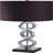 Silver 3-Ring With Outlet Table Lamp