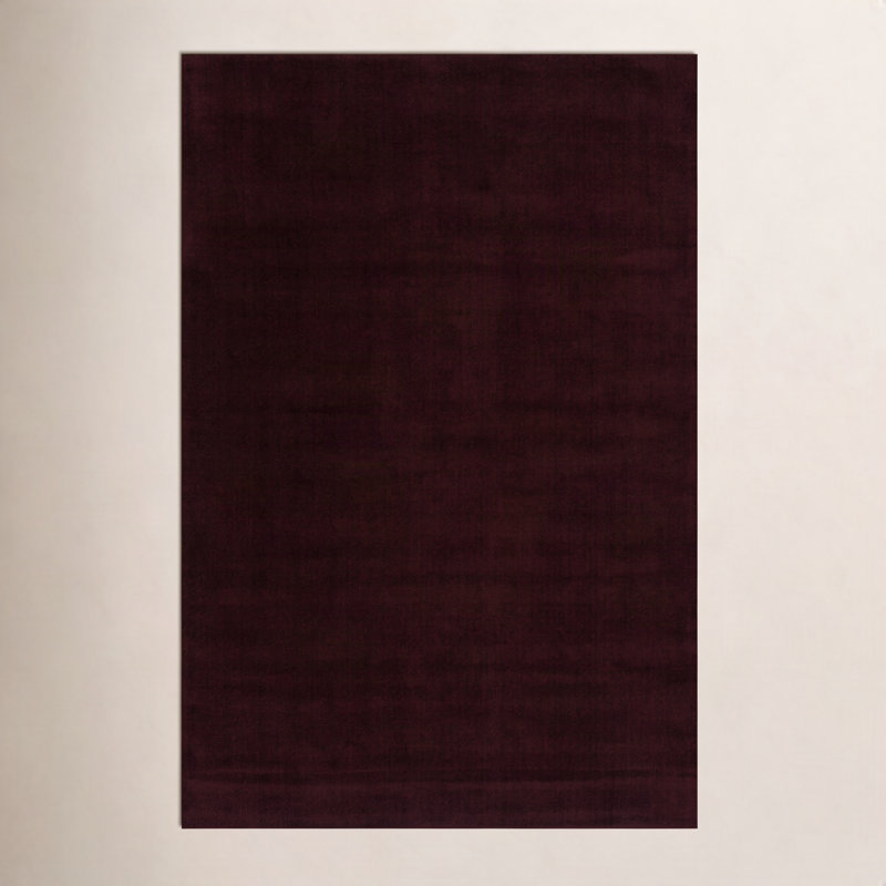 Gania Modern Wine Rug, Rectangle 7'6" x 9'6"
