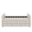 Lit de jour simple tapissier avec couchette et tiroirs-454973116