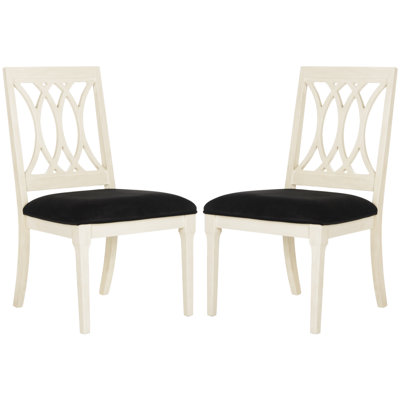 19'' H Velvet Upholstered Side Chair