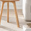 Table d'appoint ronde en chêne massif avec 3 pieds