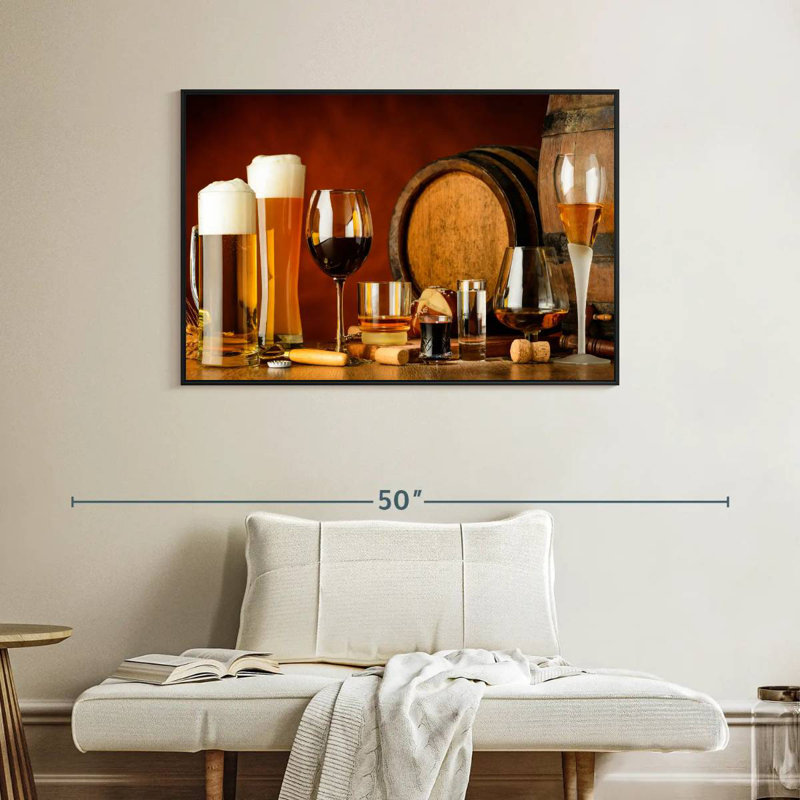 Yarlin Wine And Beer Drinks, 27" H x 40" W