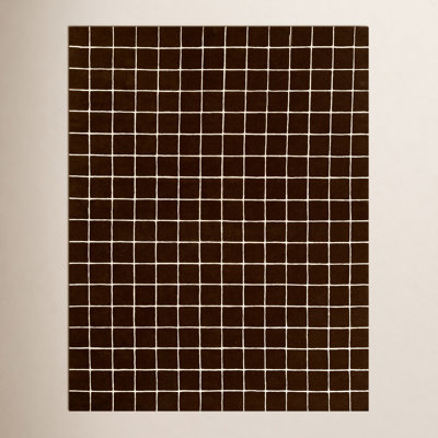 Montara Brown Hand-Tufted Geometric Wool Rug