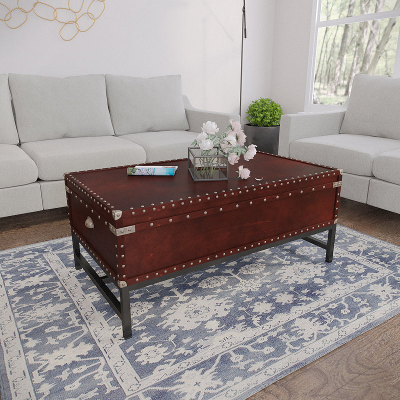 Table de rangement avec rangement - Espresso