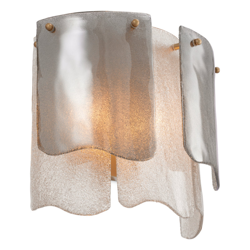 Wall Lamp Asinara Smoke Glass