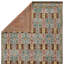 Jaipur Living Romy HAZ02 Handknot Geometric Multicolor/Green Runner (3'X10')