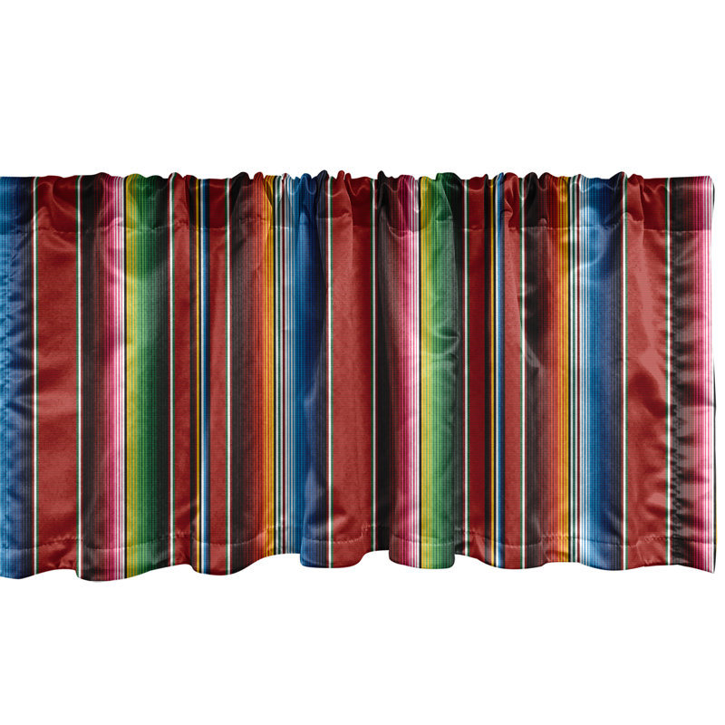 Multicolore cantonnière Ambesonne Cinco de Mayo, L 54 po x L 12 po