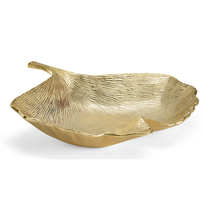 Ginkgo Aluminum Decorative Tray