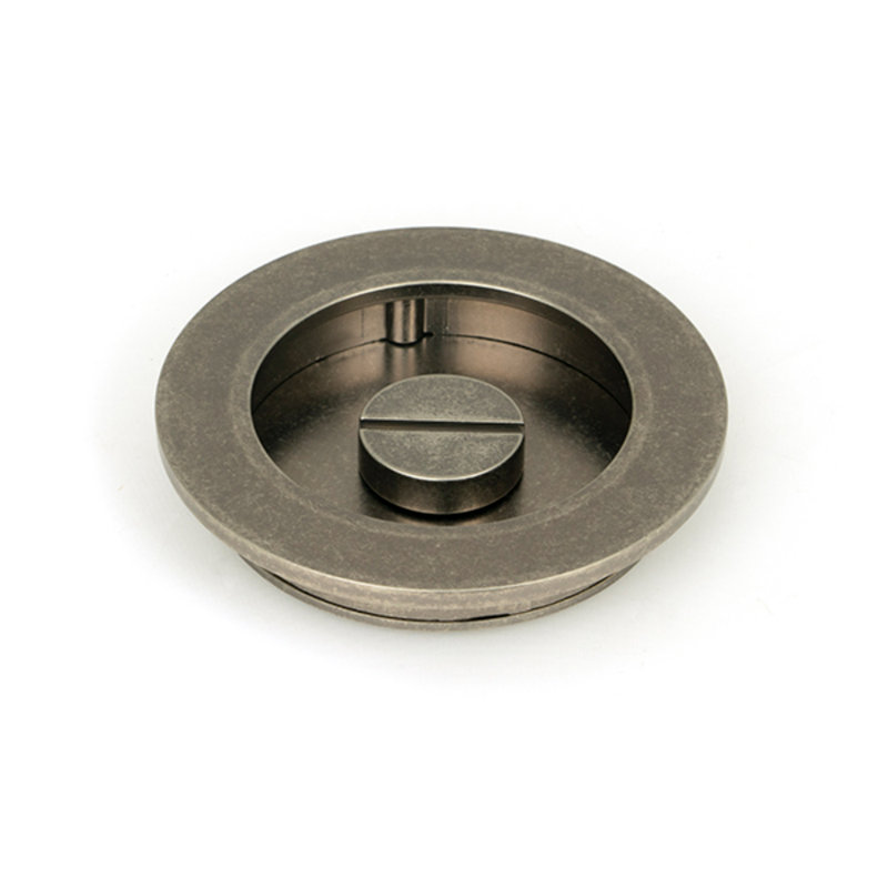 Door Accessory, 7.5cm H x 7.5cm W x 1.3cm D, Pewter Patina