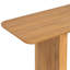 Console avec un style minimaliste moderne, coins arrondis, apparence de placage de bois naturel, stable, présentez vos collections en toute simplicité, table à assemblage rapide et simple, coins élégants-63250475-63250478