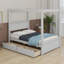 Lit plateforme double Harroll-787940821