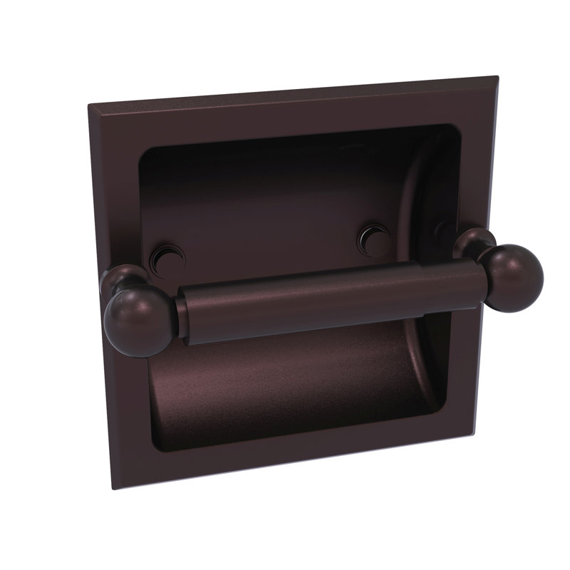 Porte-papier hygiénique encastré Marchmont, Bronze antique