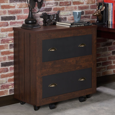 Zakhar 31.5'' Wide 2 -Drawer Mobile File Cabinet