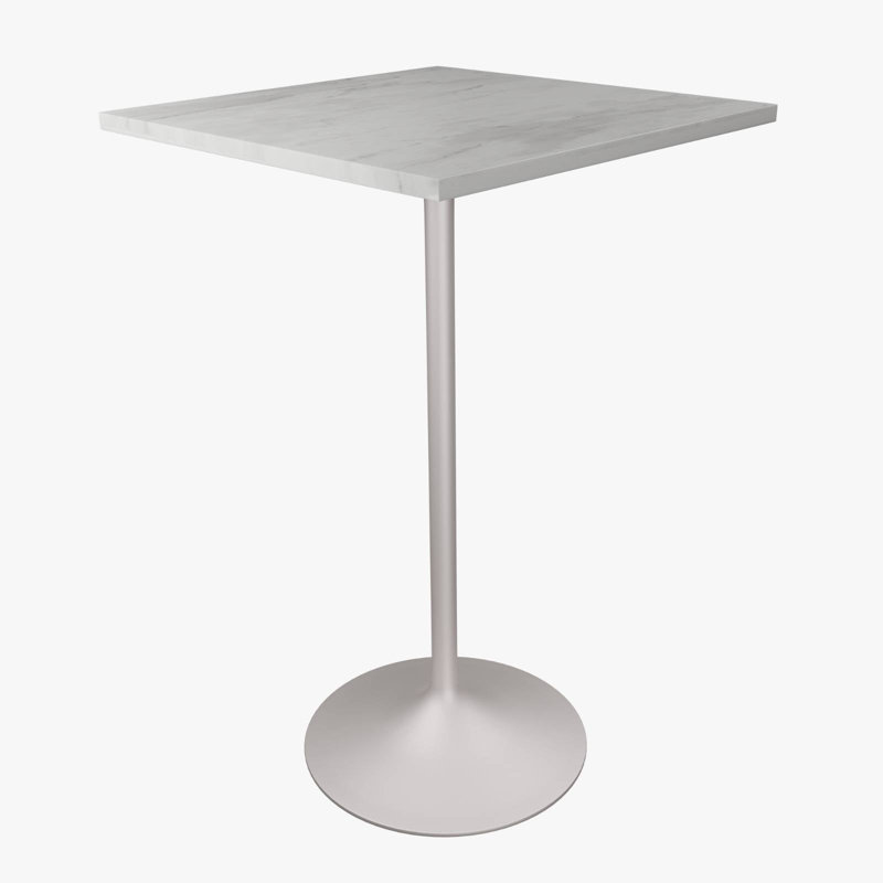 Table de salle à manger Heatherton, H 43,52 po x L 27 po x l 27 po