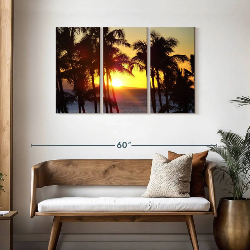 Coucher de soleil Gillard Key West, H 28 po x l 45 po
