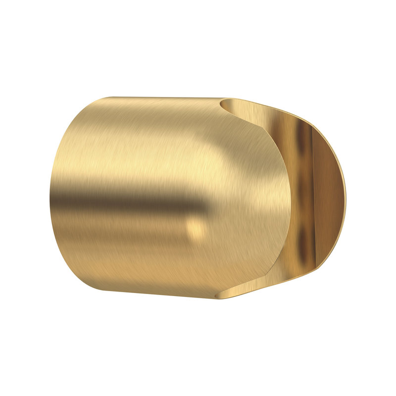 Gold Brushed Metal Wall Mounted Shower Bracket