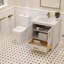 Meuble-lavabo simple 30 po avec plateau en quartz blanc Rooh-101808796-101808797