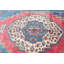 Grand tapis antique turc rouge parfait pour les décorations de chambre à coucher ou de salon