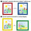 Merranda Frame for Kids Art 10x12.5 inches with 8.5x11 inches Mat - Wood with Glass - Multicolor