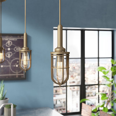 Luminaire suspendu géométrique 1 lumière Banner Anning