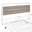 Structure de lit plateforme avec lit gigogne, ports USB et support à lattes pour grand lit-2055136211-2055136210