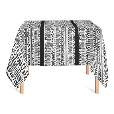 Dufault Striped Square Tablecloth