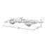 Meuble-lavabo double 73 po avec plateau en marbre Axenia-1795705146