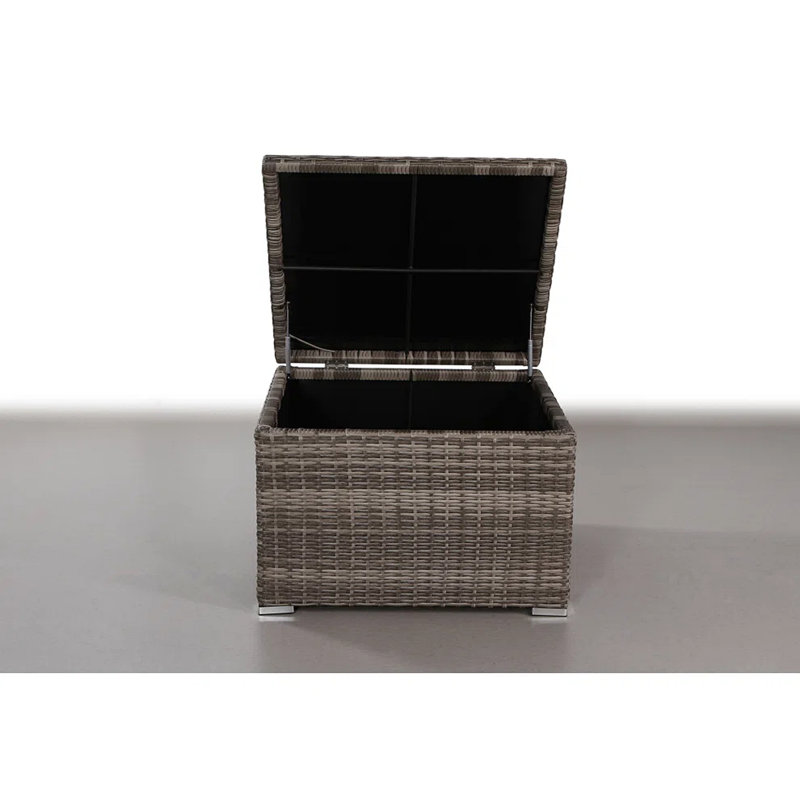 Fully Assembled Outdoor Storage End Table