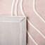 Tapis ivoire / rose clair en laine fait à la main Felipe-31351699