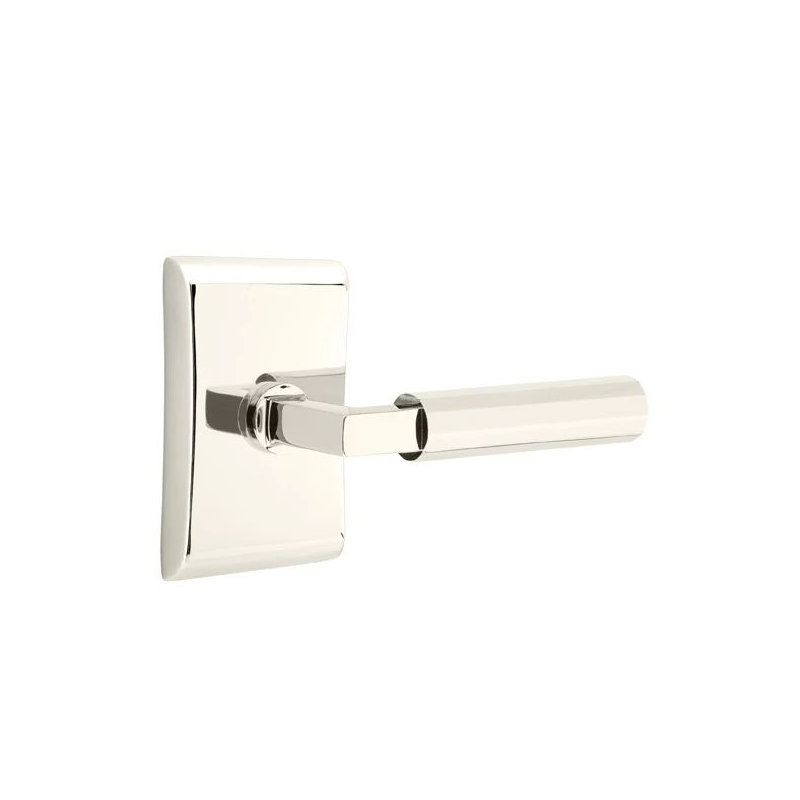 Levier de porte de passage, Nickel poli, Oui