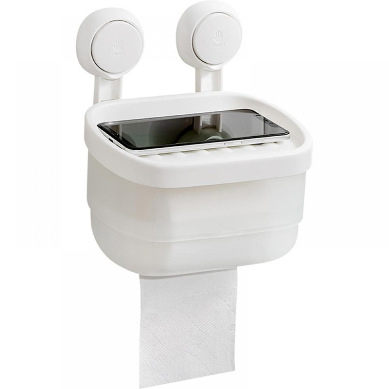 Organisez sans effort votre salle de bain avec la boîte à papier d'aspiration et de papier hygiénique élégante et imperméable!