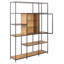 Analiegh 185cm H x 135cm W Steel Geometric Bookcase