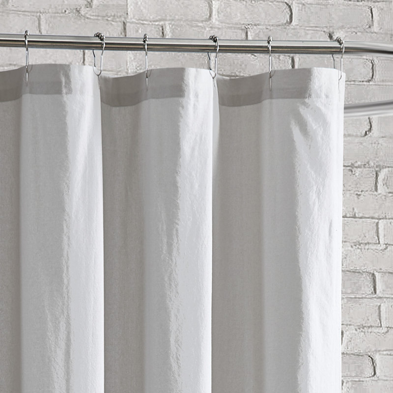 Rideau de douche 100% coton