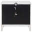 Loane 2-drawer Nightstand Bedside Table White-128837177