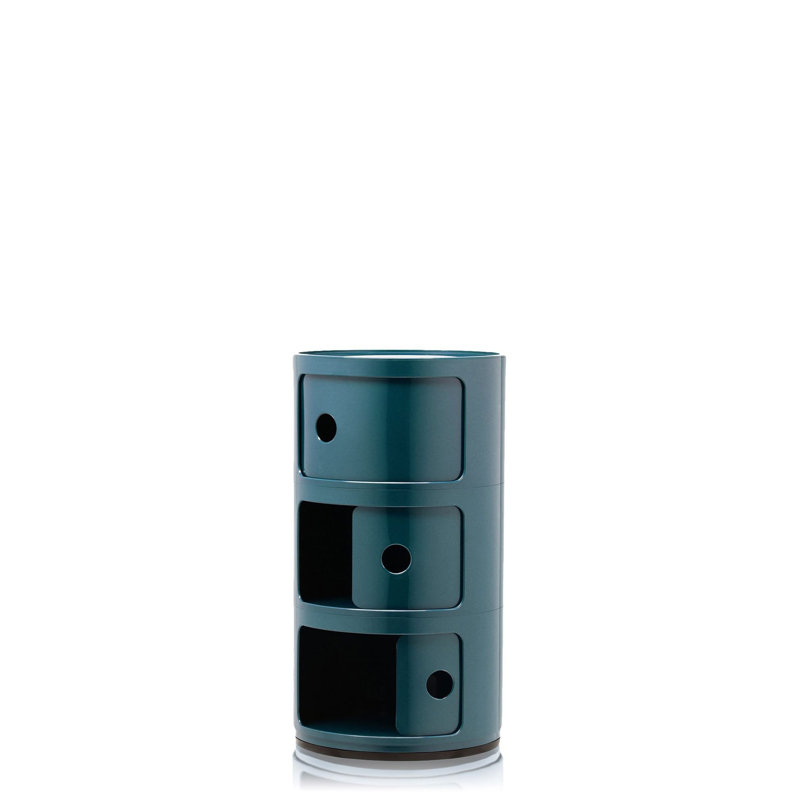 Componibili Round Modular Stacking Units, Blue, 3