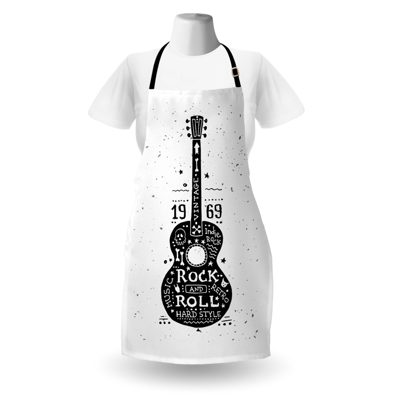 No Pattern Bib Apron