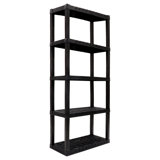 Naseef 5-Tier Heavy Duty Shelving Unit W30 x D14 x H75 Home Storage Black