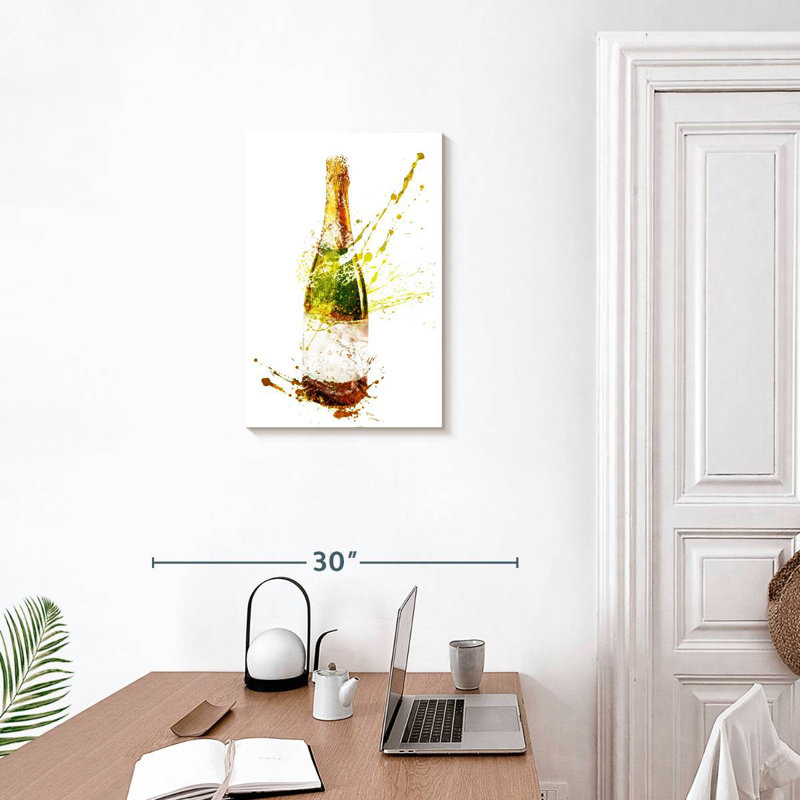Yarlin Abstract Bottle, 24" H x 16" W