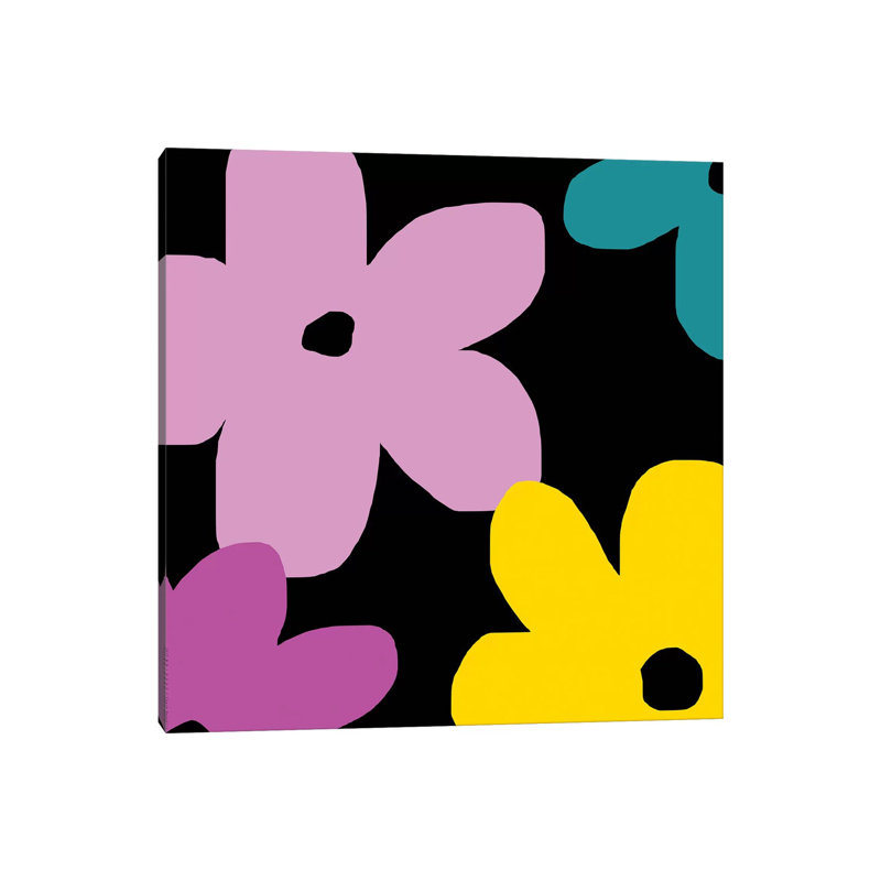 Colourful Flowers by Art Mirano - Wrapped Canvas Print, 30.48cm H x 30.48cm W x 1.91cm D