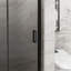Porte de douche pliante en verre trempé sans cadre 34 po x 72 po 1/4 po en verre trempé pivotant, pliable-125952085